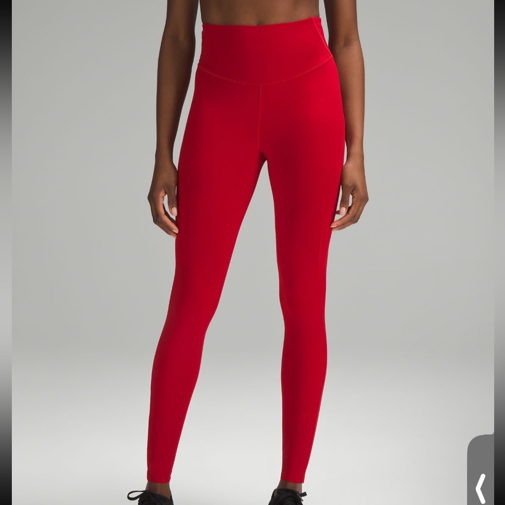 Lululemon Align Super-High-Rise Pant 28 Color: Dark Red